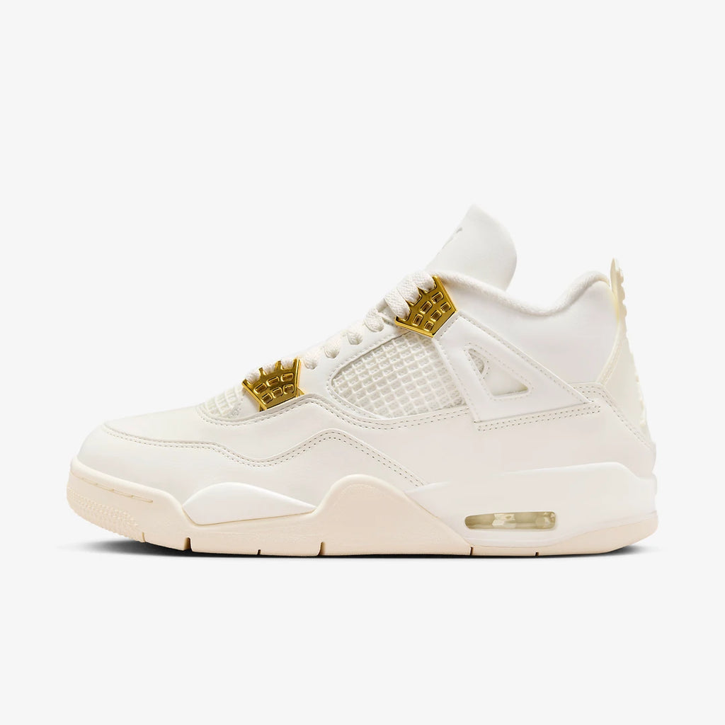 Nike Air Jordan 4 Retro White & Gold
