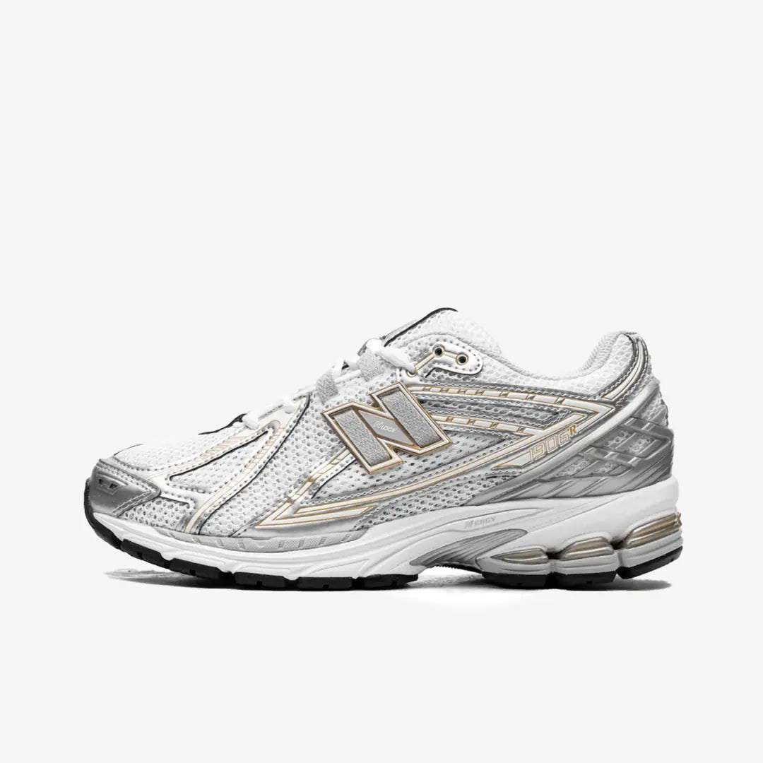 New Balance 1906 White Rain Cloud Silver Metallic
