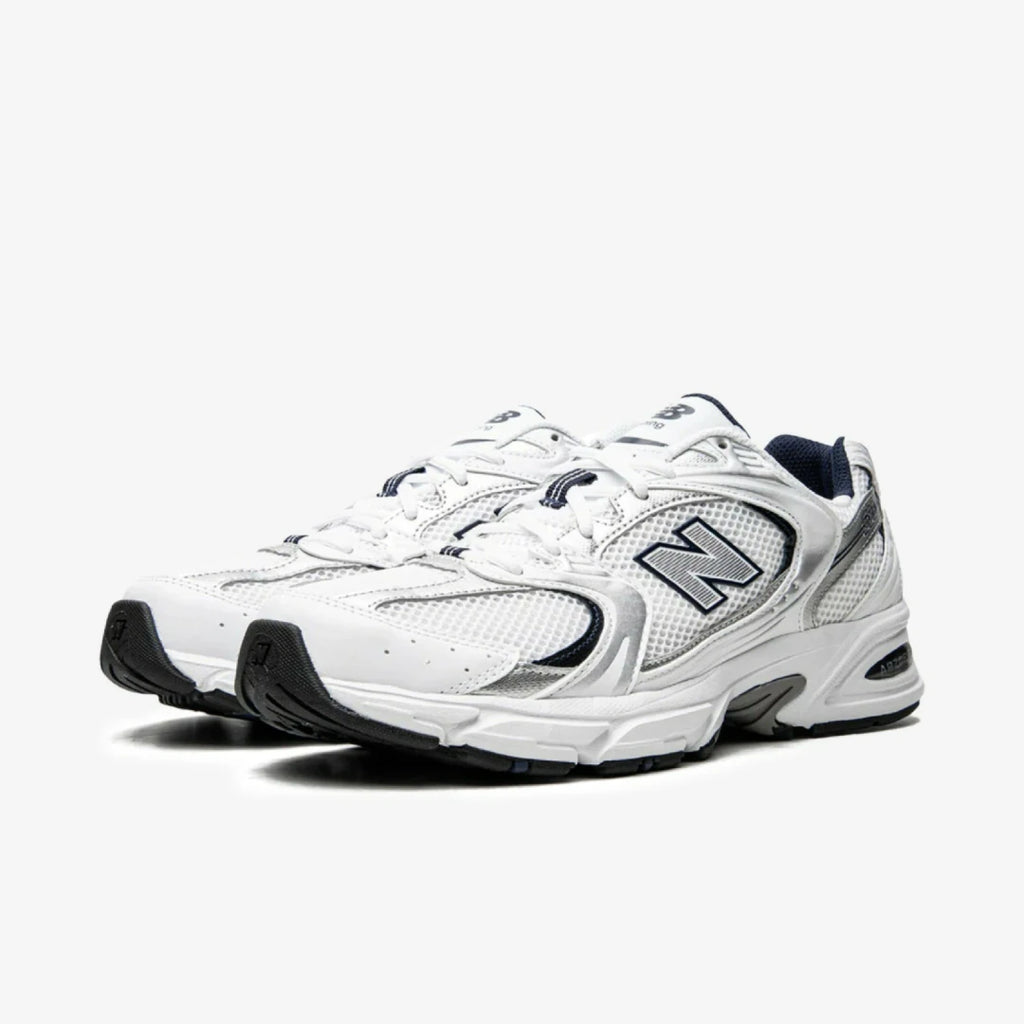 New Balance 530 White Silver Navy