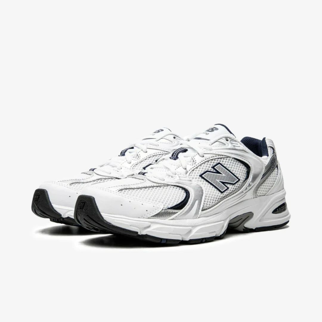New Balance 530 White Silver Navy