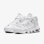 Nike Air More Uptempo Low White and Midnight Navy