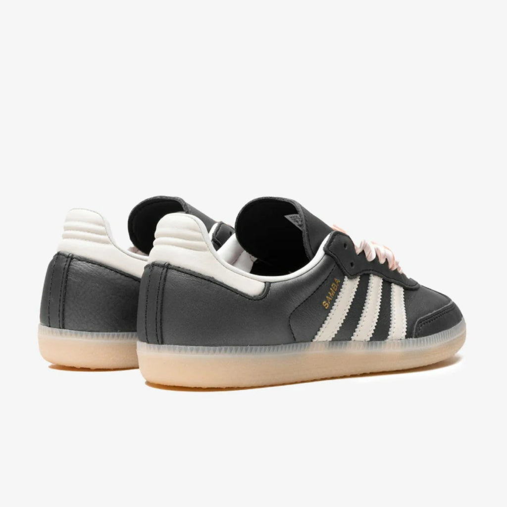 Adidas Samba Og Black Pink Ribbon Laces