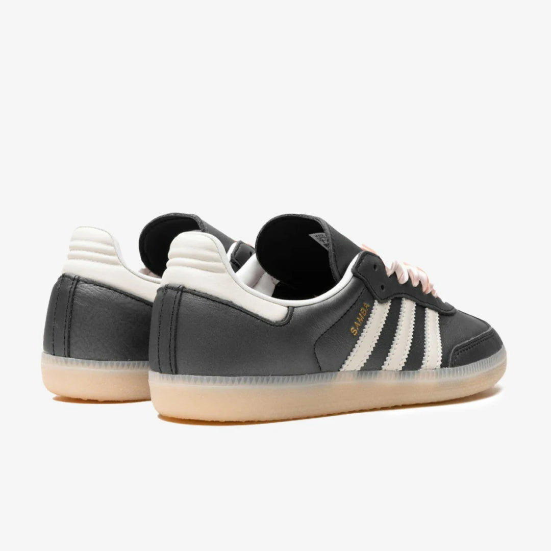 Adidas Samba Og Black Pink Ribbon Laces