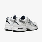 New Balance 530 White Silver Navy