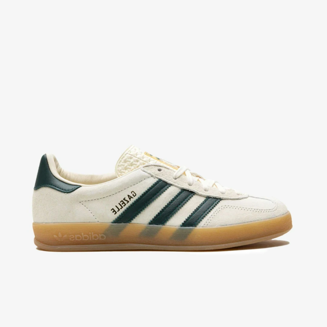 Adidas Gazelle Indoor Cream White Green Gum